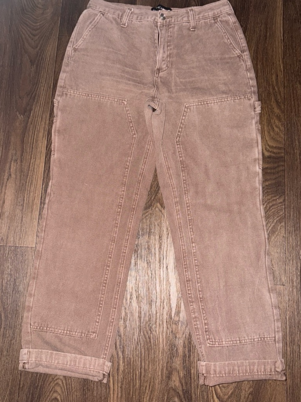 Corduroy Utility Pants in Dusty Rose
